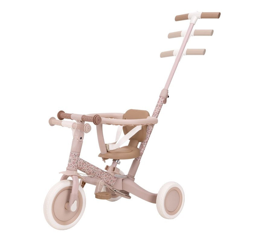 Triciclo-Bicicleta 4 en 1 rosa