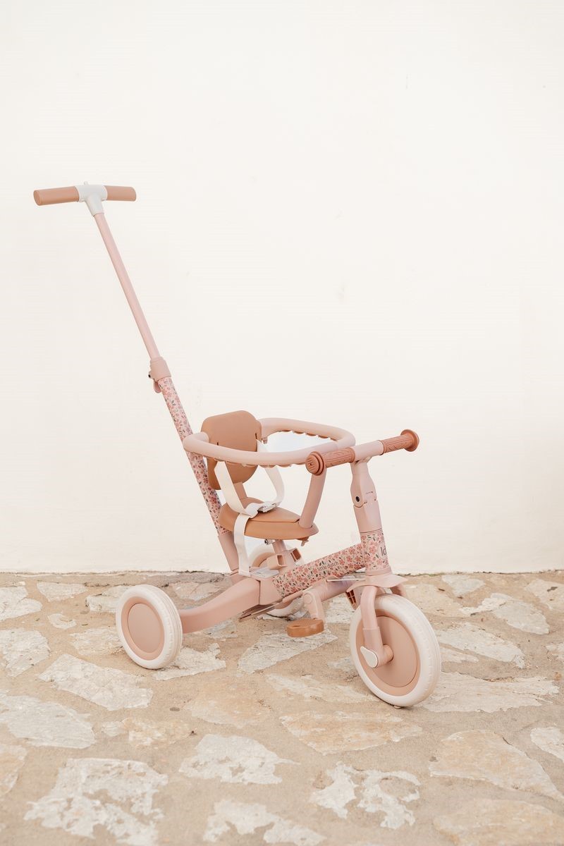 Triciclo-Bicicleta 4 en 1 rosa