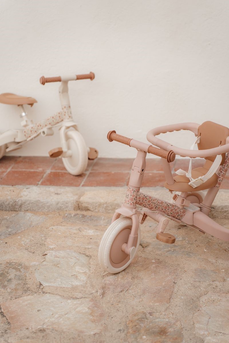 Triciclo-Bicicleta 4 en 1 rosa