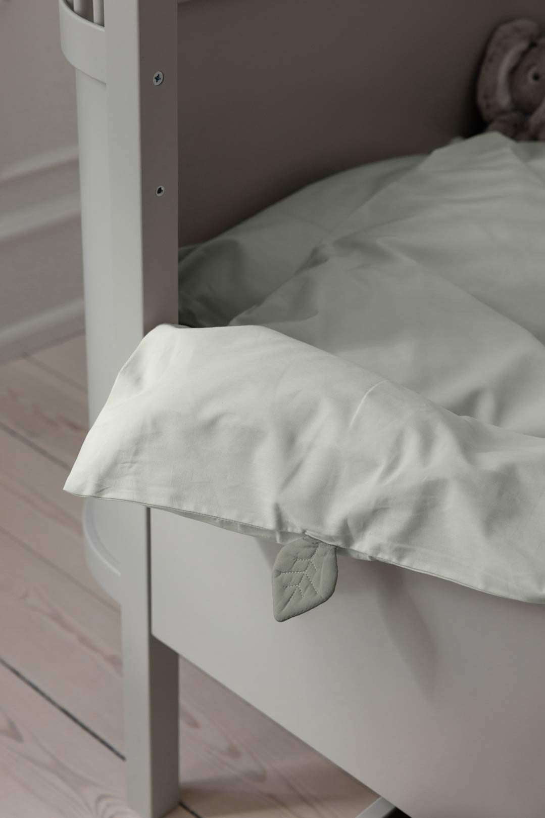 Funda Nórdica Junior | Percale mist green 140x100
