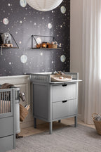 Cambiador 2 en 1 con cajones Stone grey