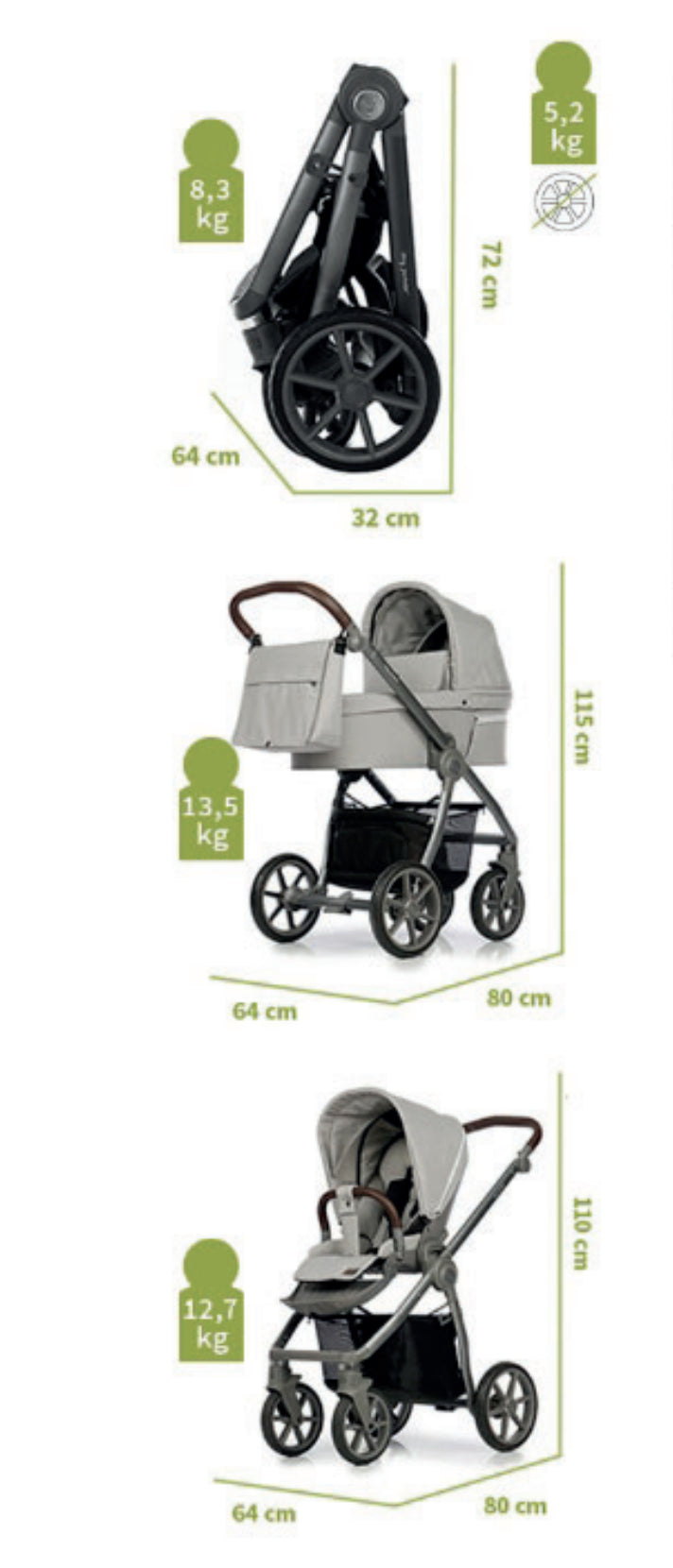 Cochecito de bebé | Crooz 2 Eco