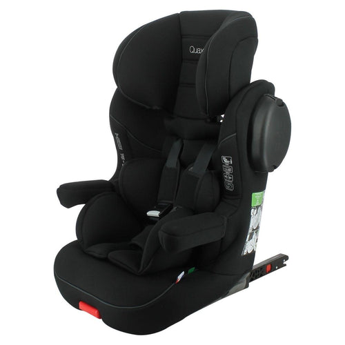 #R129 - BELPLUS -ISOFIX-BLACK - 76-140 CM
