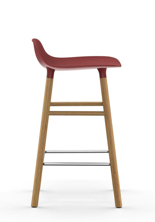 Taburete Form Roble Blanco 65 cm