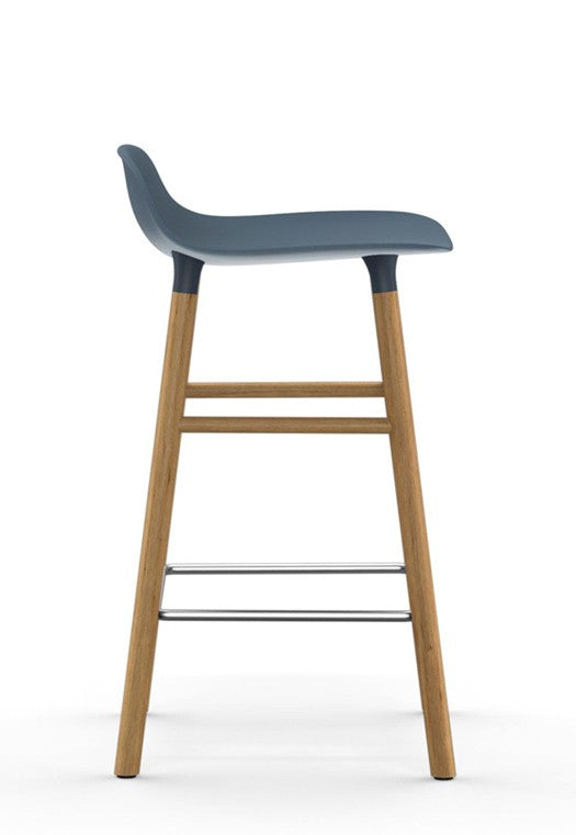 Taburete Form Roble Blanco 65 cm