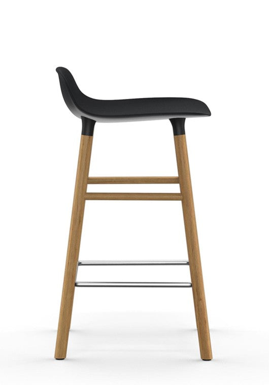 Taburete Form Roble Blanco 65 cm