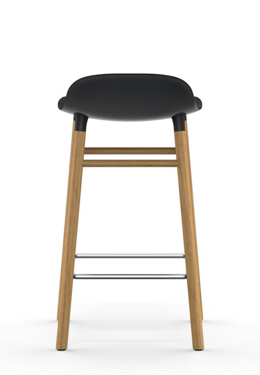 Taburete Form Roble Blanco 65 cm