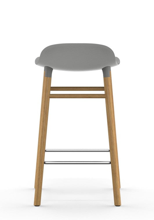 Taburete Form Roble Blanco 65 cm