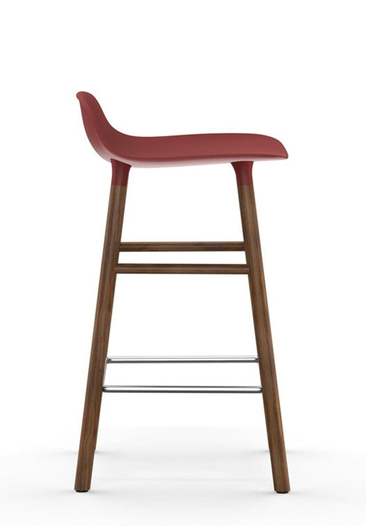 Taburete Form Nogal Blanco 65 cm