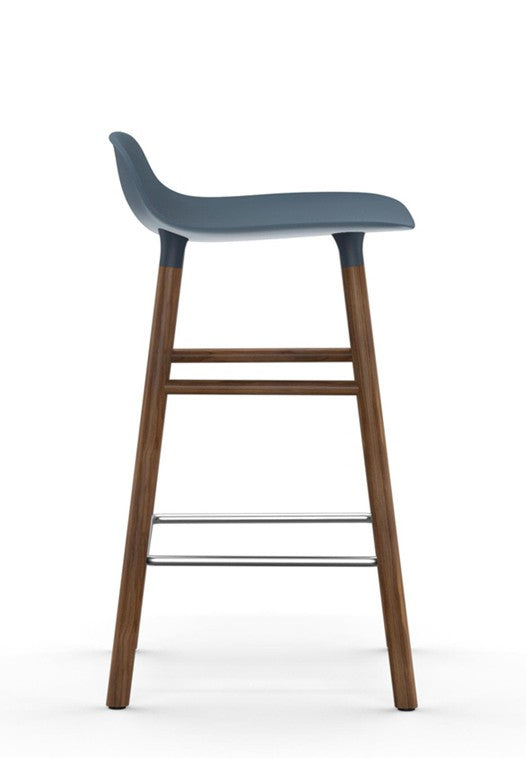 Taburete Form Nogal Blanco 65 cm