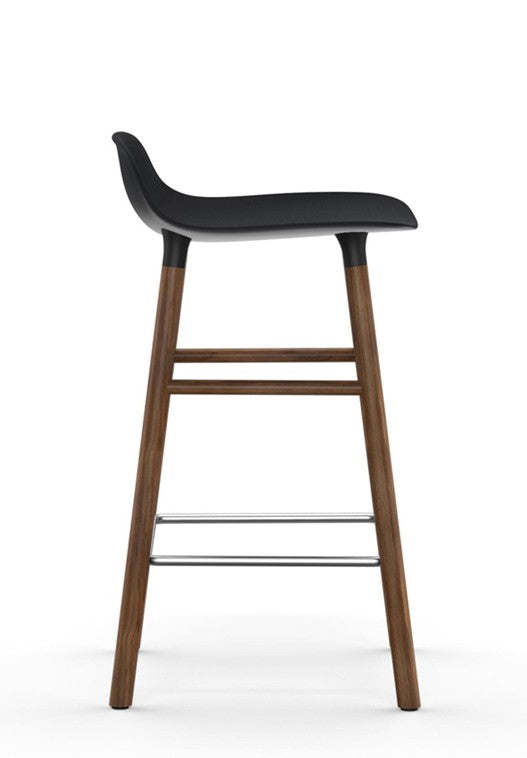 Taburete Form Nogal Blanco 65 cm