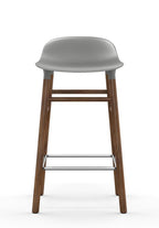 Taburete Form Nogal Blanco 65 cm