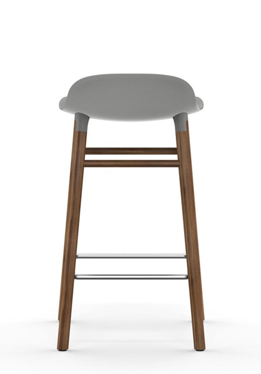 Taburete Form Nogal Blanco 65 cm