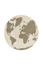 Alfombra | World Map | Ø 120 cm