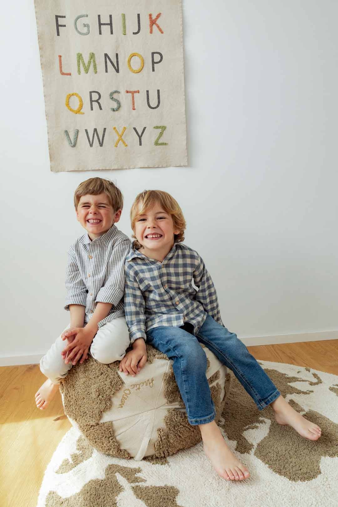 Alfombra | World Map | Ø 120 cm