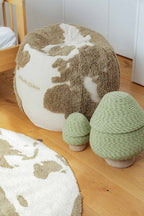 Puff | World Map Rugcycled