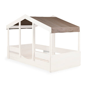 Cama Cottage 90 × 200 cm – Techo Chocolate