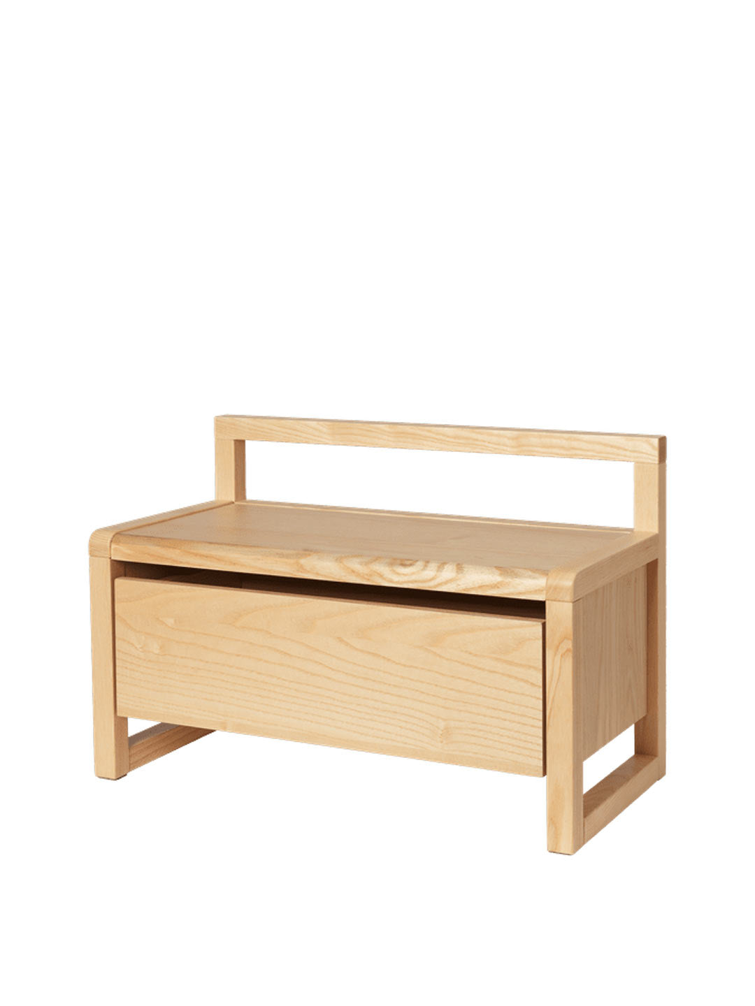 Banco con espacio de almacenamiento Little Architect - Ash