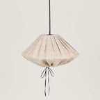 Linen pendant lampshade diam. 50cm Yumi