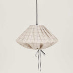 Linen pendant lampshade diam. 50cm Yumi