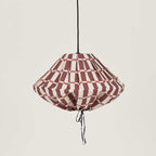 Linen pendant lampshade diam. 50cm Yumi