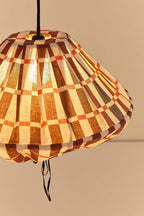 Linen pendant lampshade diam. 50cm Yumi