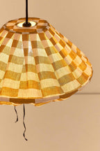 Linen pendant lampshade diam. 50cm Yumi