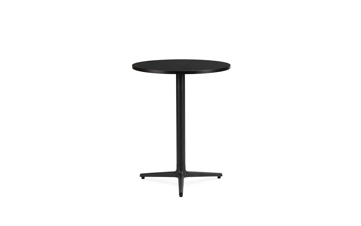 Mesa Allez 3 patas, H75 × Ø60 cm, roble negro