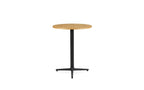 Mesa Allez 3 patas, H75 × Ø60 cm, roble negro