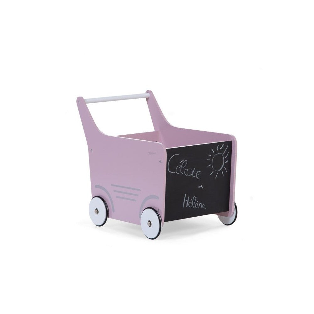 Baby Walker wood Pink