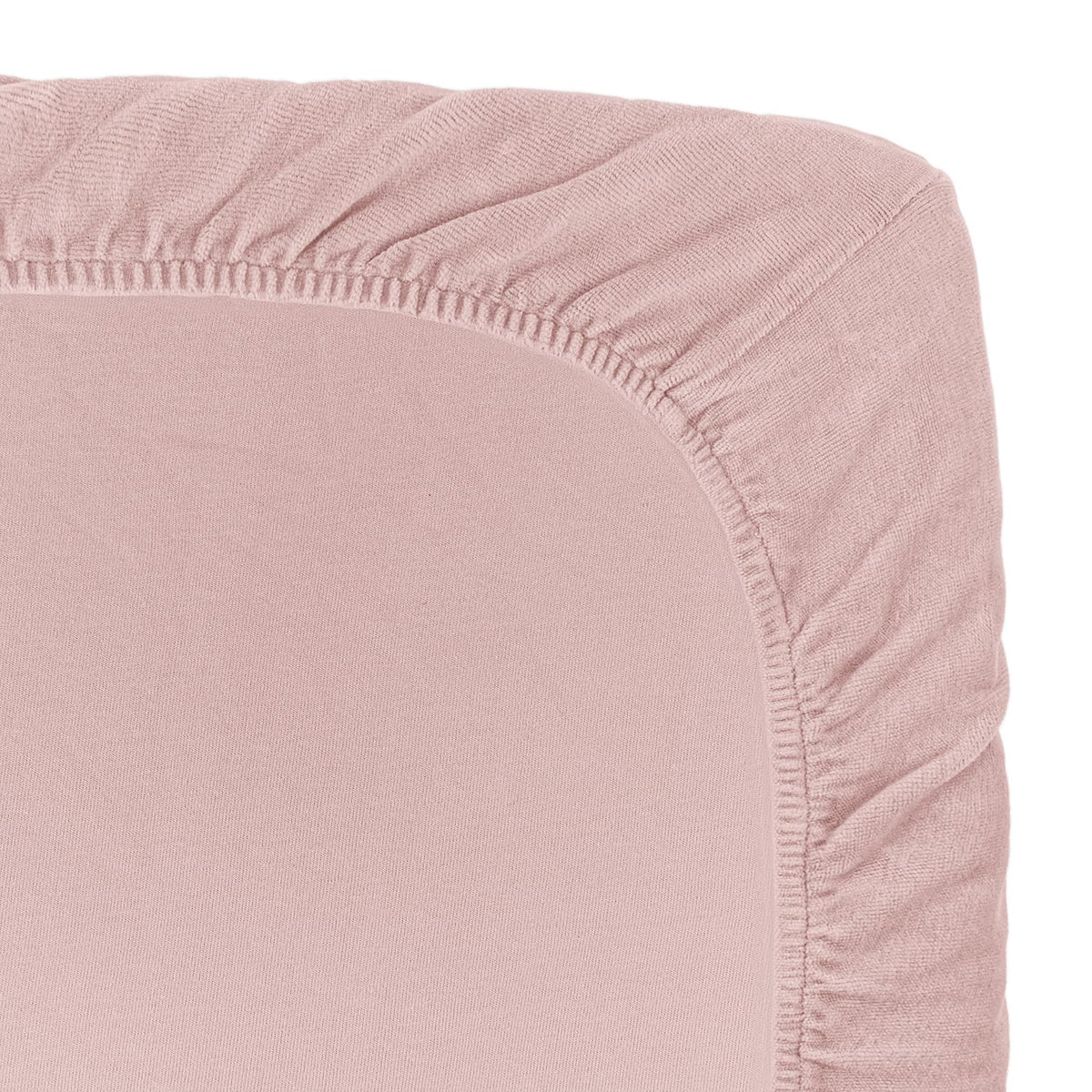 Funda ajustable para cambiador - Rosa empolvado