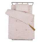 Conjunto de cama de metal para muñecas - Polvo