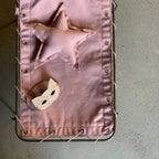 Conjunto de banco para escuela de muñecas - Rosa empolvado