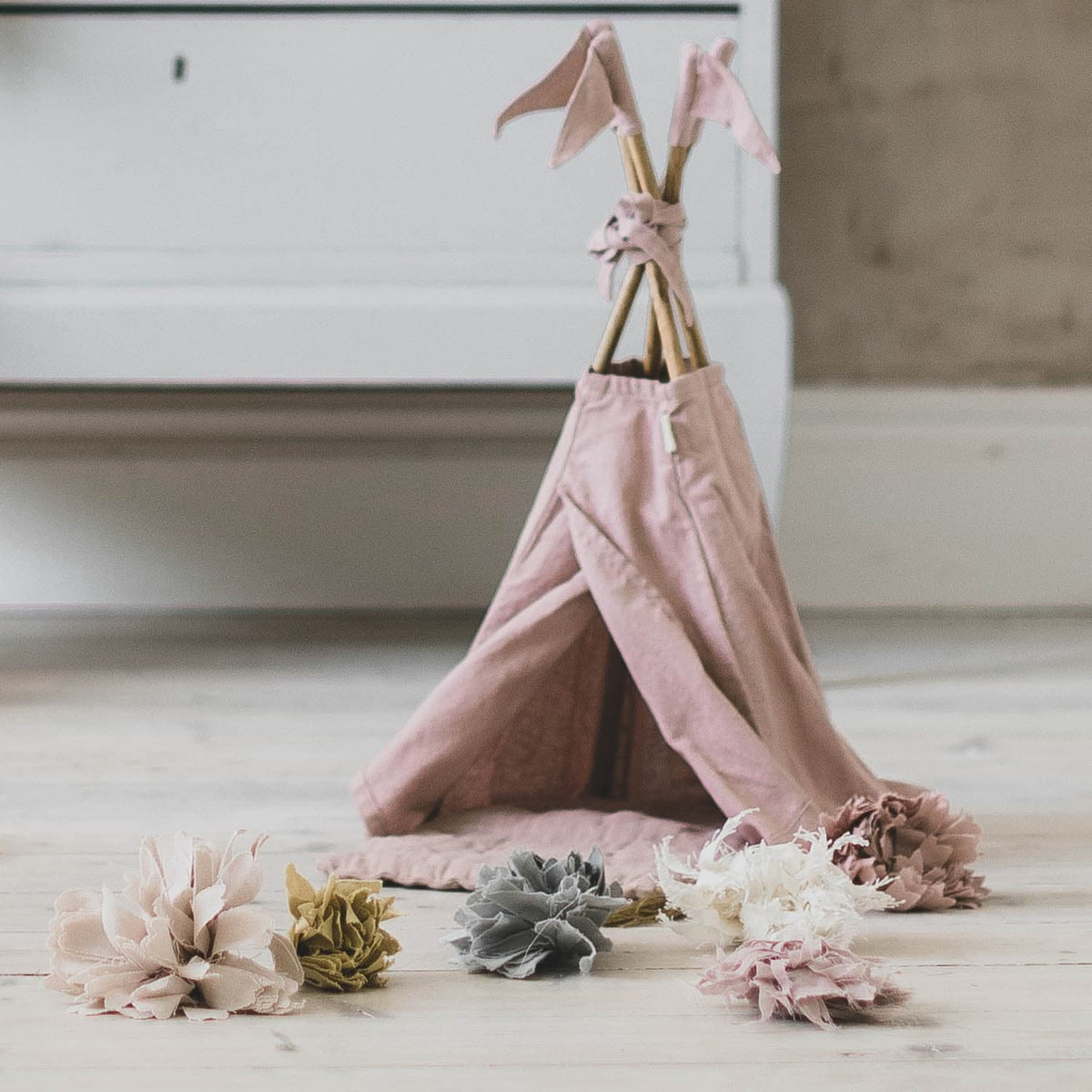 Tipi para muñecas - Rosa empolvado