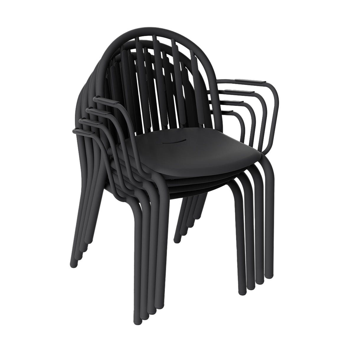 Set de sillas con reposabrazos Fred - 4 unidades