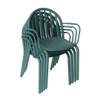 Set de sillas con reposabrazos Fred - 4 unidades