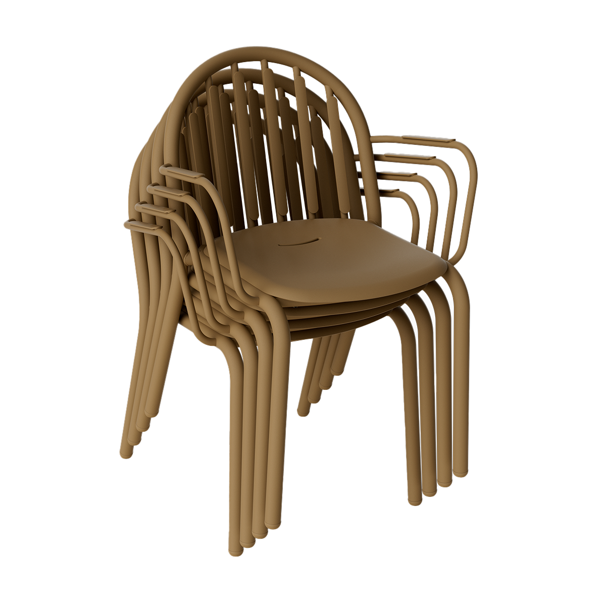 Set de sillas con reposabrazos Fred - 4 unidades