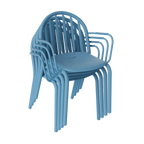 Set de sillas con reposabrazos Fred - 4 unidades