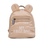 Mochila | My First Bag acolchada Beig