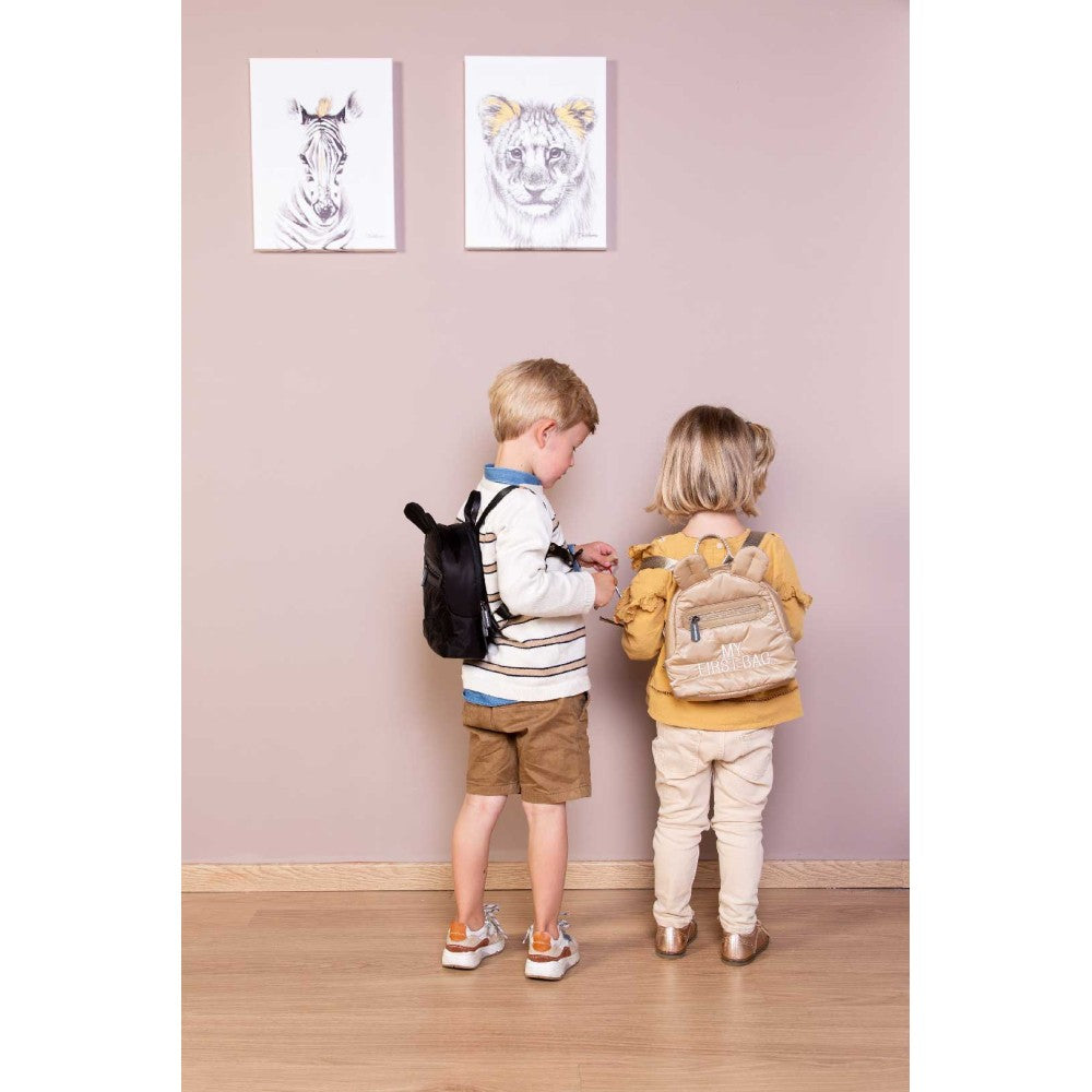 Mochila | My First Bag acolchada Beig