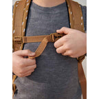 James School Backpack Graphic Stroke / Golden Caramel