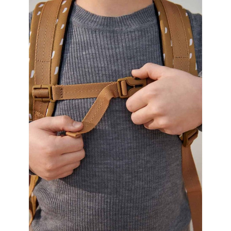 James School Backpack Graphic Stroke / Golden Caramel