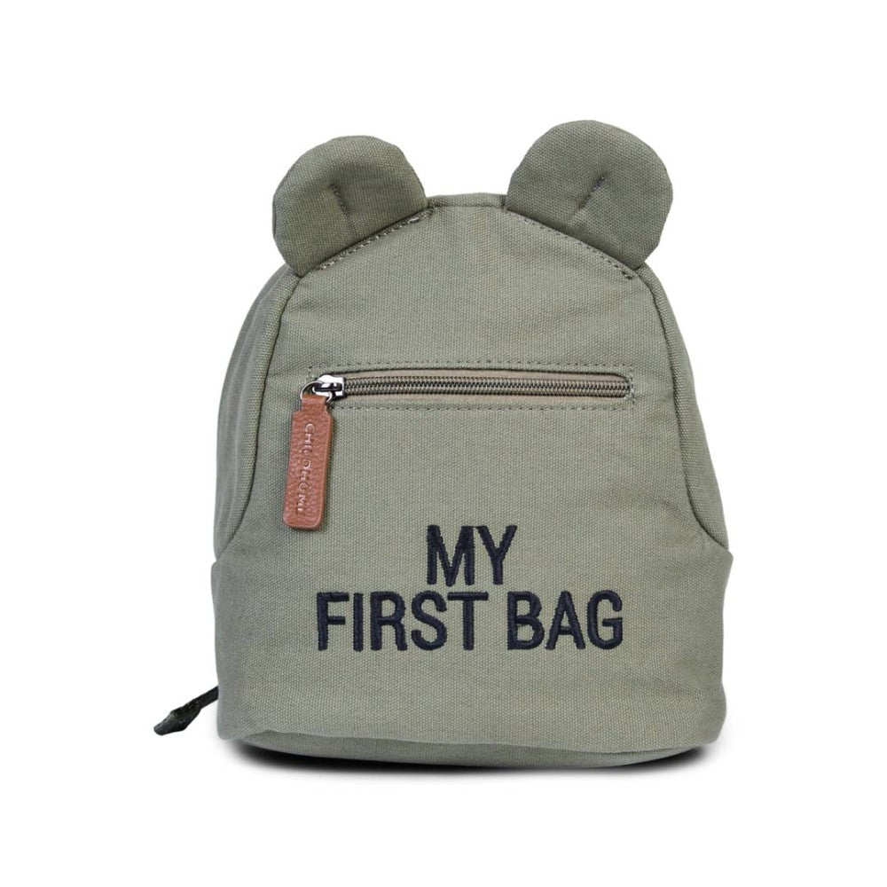 My First Bag Backpack khaki Canvas