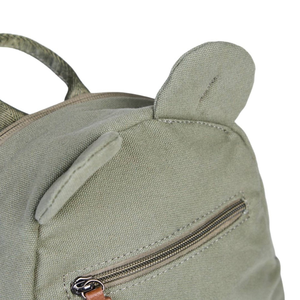 My First Bag Backpack khaki Canvas