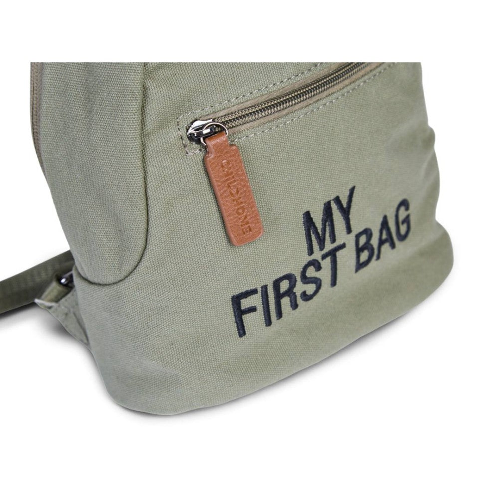 My First Bag Backpack khaki Canvas