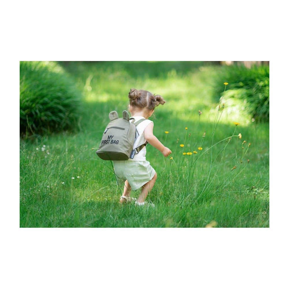 My First Bag Backpack khaki Canvas