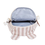My First Bag Backpack Stripes Nude Terracotta