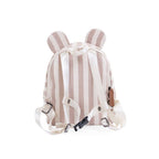 My First Bag Backpack Stripes Nude Terracotta