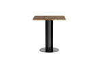 Mesa de café Scala de mármol blanco 70 × 70 cm, H75 cm