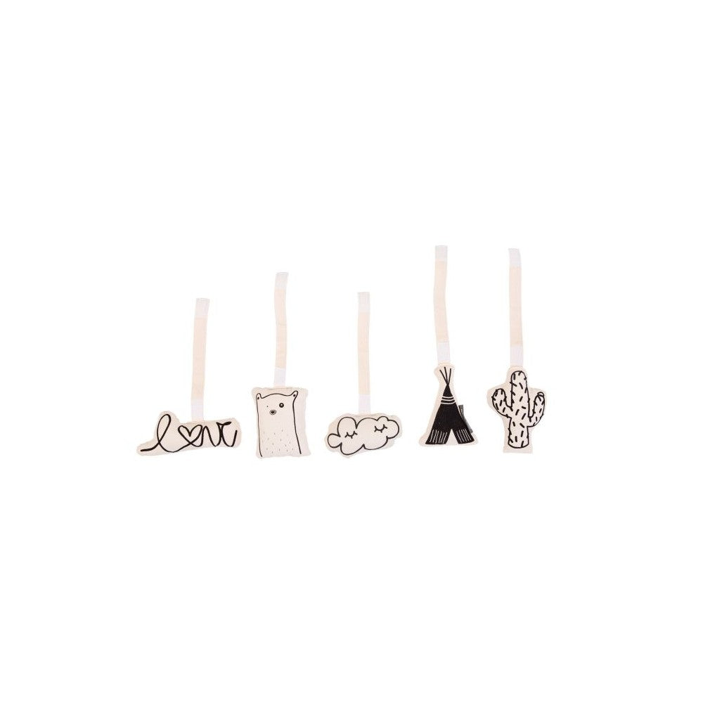 Set 5 Baby Gym Toys Canvas